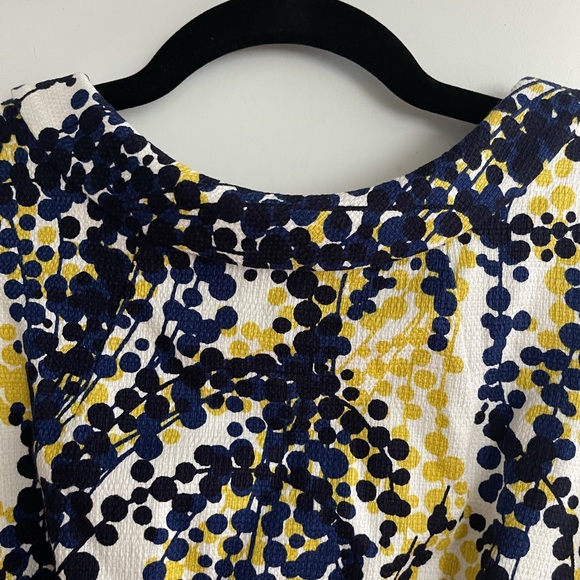 Boden Sleeveless Dress in Navy and Yellow - Picture 4 of 10